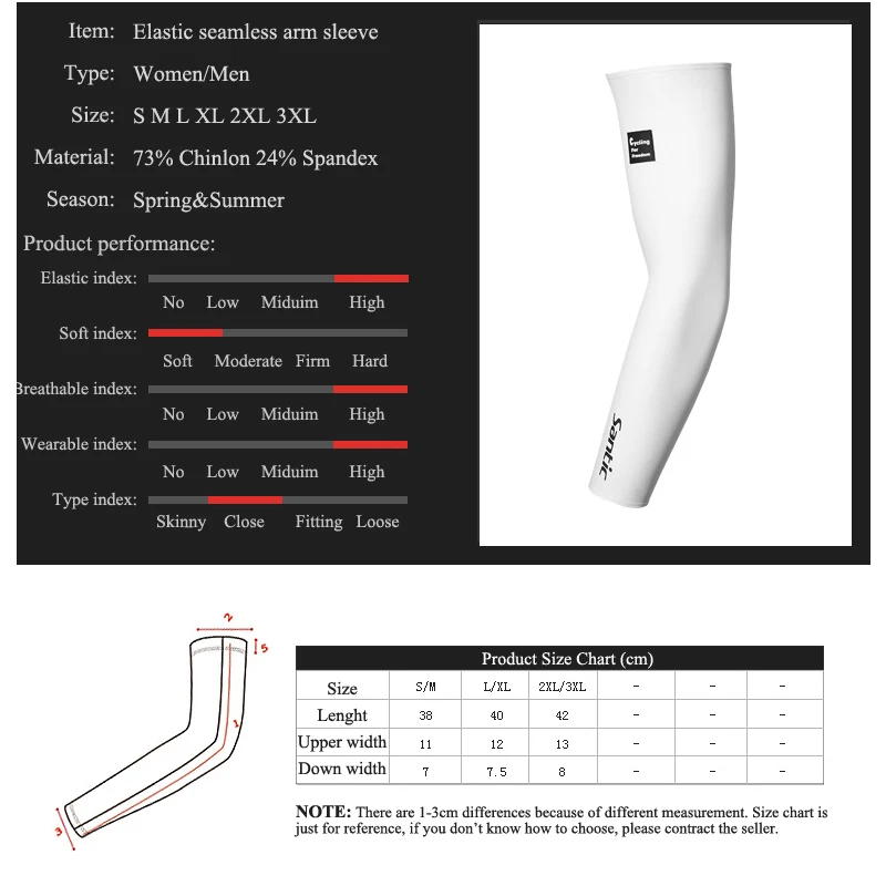 Santic, 1 пара, рукав на руку, летний, анти-УФ, дышащий, крутой велосипед, Велоспорт, нарукавники, спорт, бег, баскетбол, бейсбол, рукава