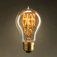 Ретро лампы Эдисона E27, винтажные лампы накаливания 40 Вт 60 Вт 25 Вт 220 В 110 В A19, ретро светильник Эдисона, светодиодные лампы