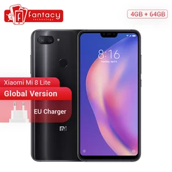 Перейти на Алиэкспресс и купить in stock global version xiaomi mi 8 lite 4gb 64gb snapdragon 660 aie octa core 6.26дюйм. full screen smartphone 19:9 1080p 24mp ce