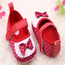 Best Price New Soft Infant Girls Baby Prewalker Bowknot Polka Dots Trainers Shoes 3-12M LCJ Best Price New Soft Infant Girls Baby Prewalker Bowknot Polka Dots Trainers Shoes 3-12M LCJ