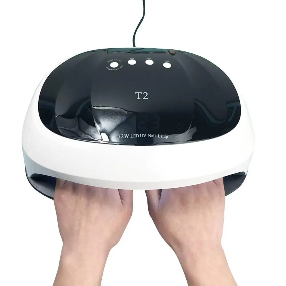 

Quick Nail Dryer - 72W Two Hands Manicure Lamp - Ultraviolet Lamp For Drying Nails Ideal For Gel Nails and All Manicure