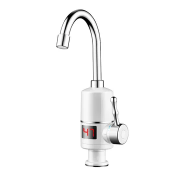 

3000W Electric Kitchen Water Heater Tap Instant Hot Water Faucet Heater Cold Heating Water Heater Digital EU Plug