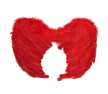 

Angel Wings medium with red feathers