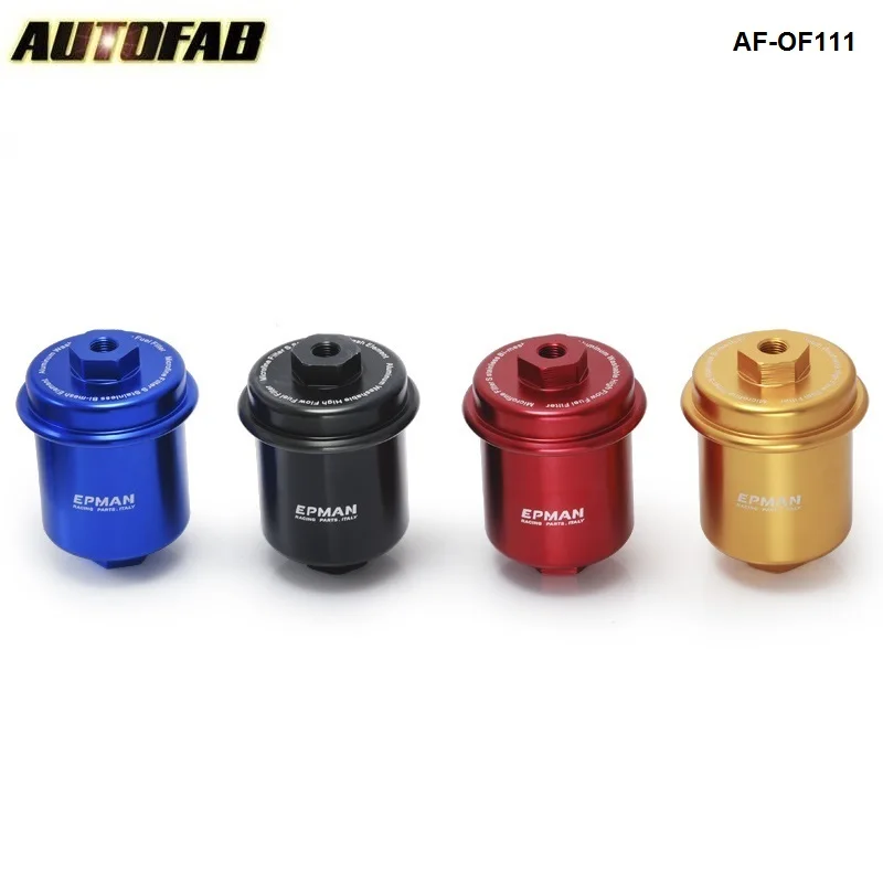 Sport Universal Performance Blue High Flow Fuel Filter Washable Jdm For Honda AF-OF111