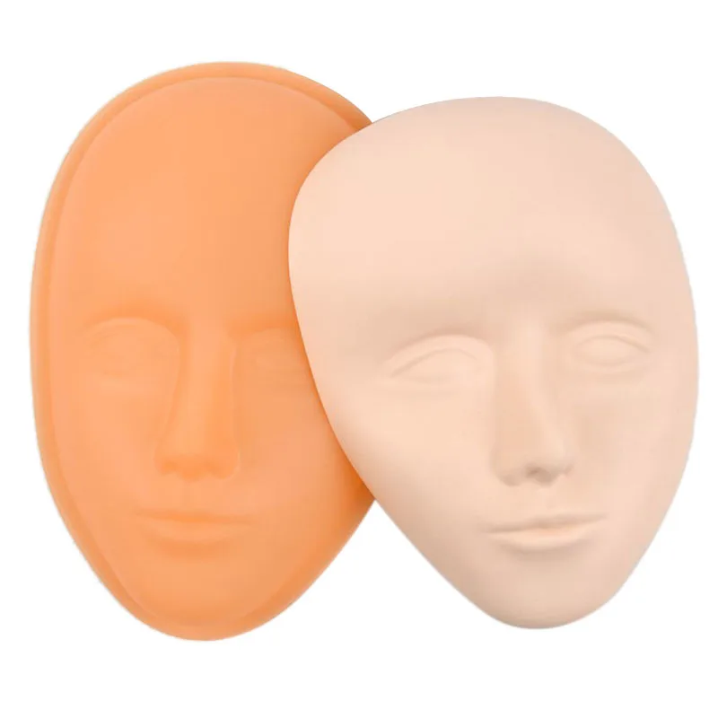 

Semi-Permanent Tattoo Practice Leather Human Face Fake Face Silicone Eyebrow Fake Skin Simulation Practice Hand Skin 5D Tattoo