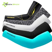 ROCKBROS летние спортивные рукава женские мужские анти-УФ гетры для рук Велоспорт Баскетбол бег велосипед руки рукава спортивные аксессуары