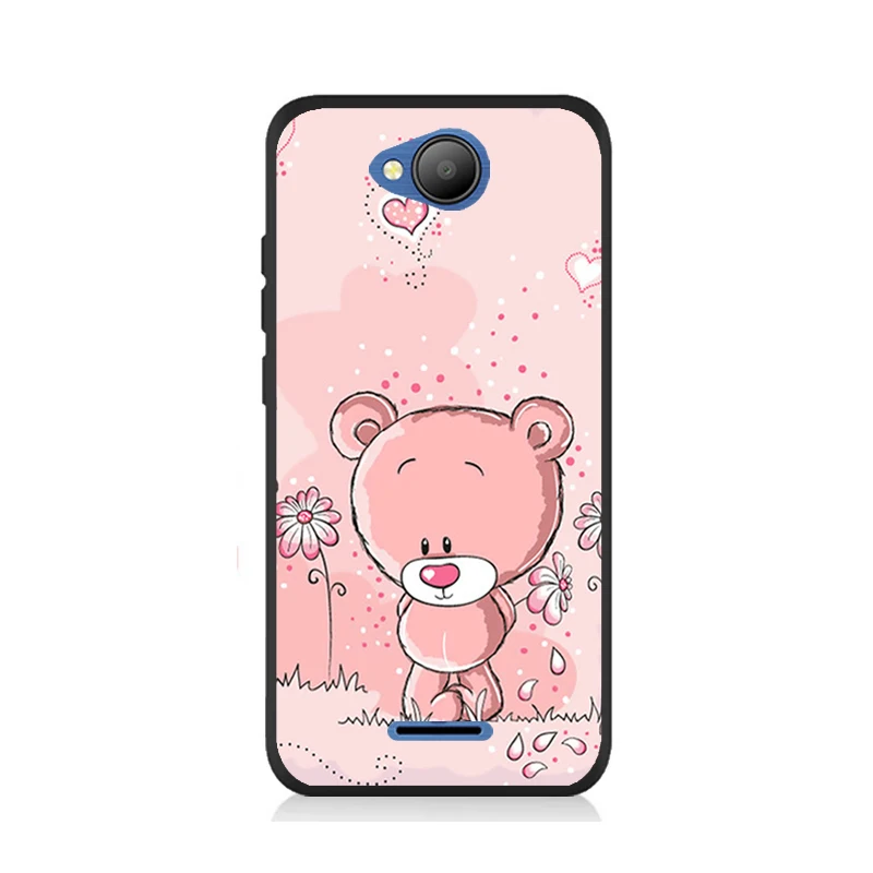 FX Для BQ 4501G Милый розовый медведь Девушка ТПУ мобильный чехол для телефона для BQ-4501G Fox Easy - Цвет: FX