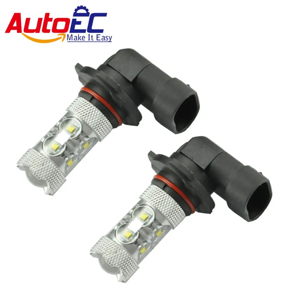 AutoEC 100 x Автомобильный противотуманный светильник h10 50 Вт 9140 9145 led высокая мощность Автомобильный передний дневной ходовой светильник DRL Белый DC12v# LI09