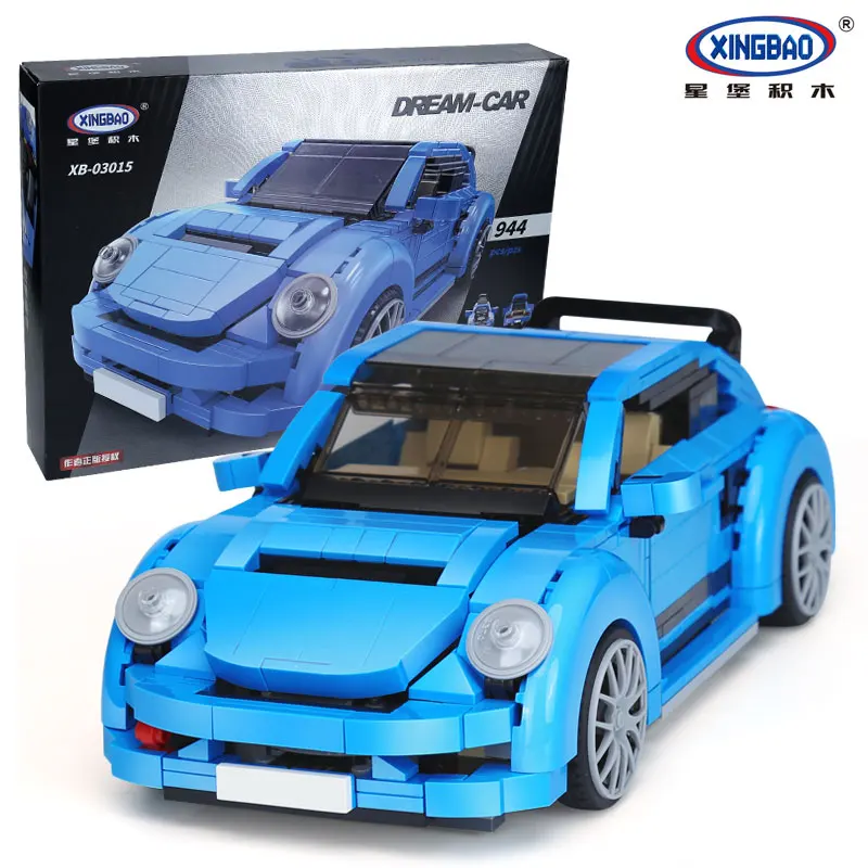 

Xingbao 03015 944Pcs Creative MOC Technic Series The Car Set Children Educational Building Blocks Bricks Toys LegoINGys