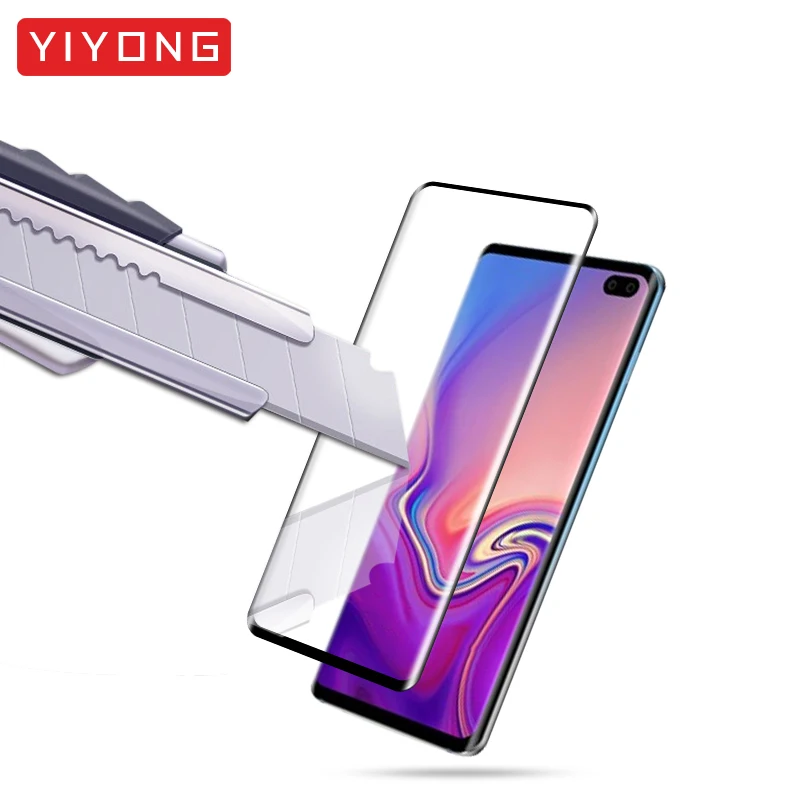 YIYONG 3D изогнутое стекло для samsung Galaxy S10 Plus S9 S8 закаленное стекло для защиты экрана для samsung S10 Lite S 10 9 стекло