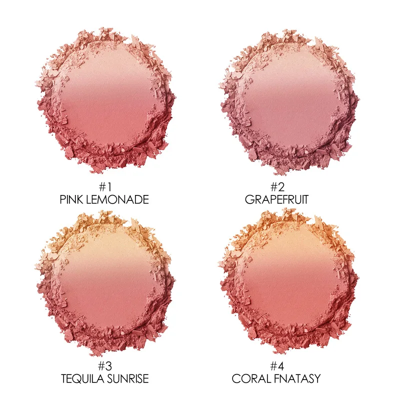 FOCALLURE 4 цвета Макияж Румяна для лица шелковистая кремовая прозрачная пудра Омбре Румяна долговечные натуральные водонепроницаемые Румяна для лица