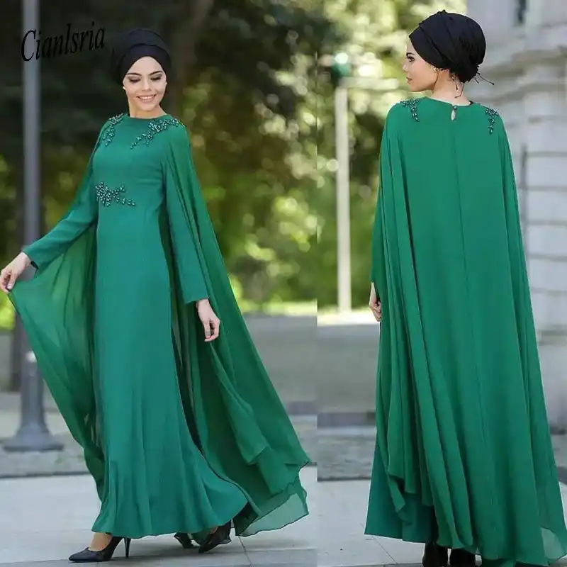 dark green special occasion dress