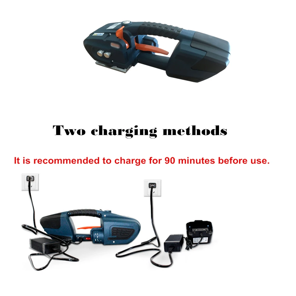 Battery Powered PET PP Strapping Tools 13mm-16mm For Pallet wrapping machine electrical  PET PP Plastic Strapping Machine