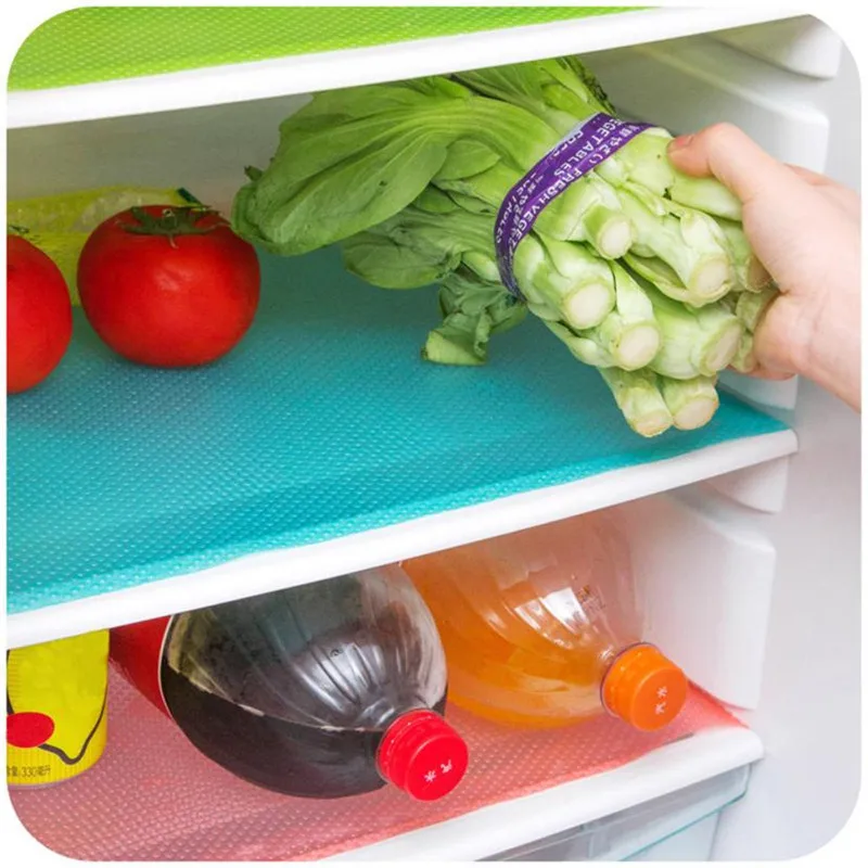 

Mat Pad Refrigerator Mat Fridge Anti-fouling Anti Frost Rectangle Dining Table Pads Waterproof EVA Kitchen Tool 18FEB6