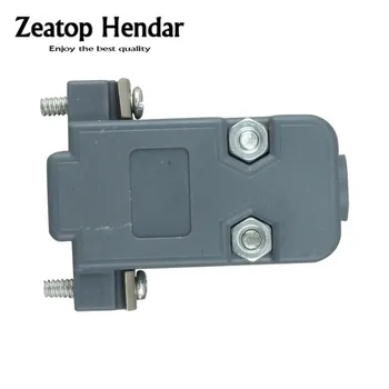 

100Set New Plastic Hood Cover+Screws+D9 male connector for 9Pin D-Sub DB9 DB (Connector +Cover= A full Set )