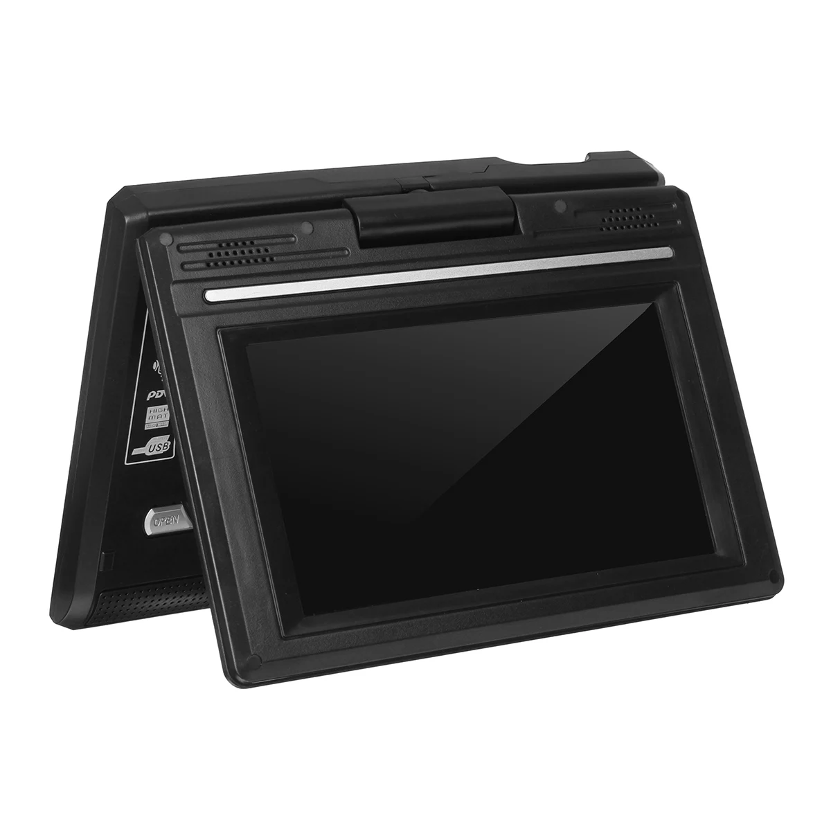 Portátil de 7,8 pulgadas HD TV casa coche reproductor de DVD VCD CD MP3 DVD USB SD reproductor de tarjetas RCA TV Portatil juego de Cable 16:9 pantalla LCD giratoria - 2