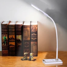 5 W настольная лампа для чтения с защитой глаз, светодиодный смартфон, Беспроводная зарядка, DC 5 V/1A SMT3528 5500 K, белая лампа для внутренней спальни