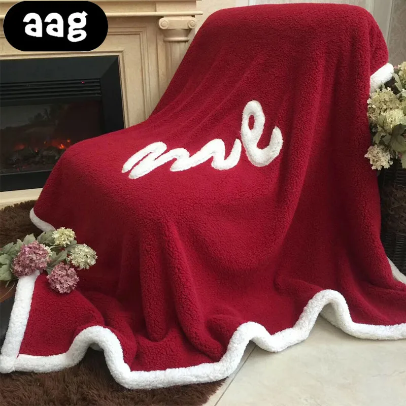 AAG Luxury Sherpa Double layer Weighted Blanket Winter Warm Soft Thick