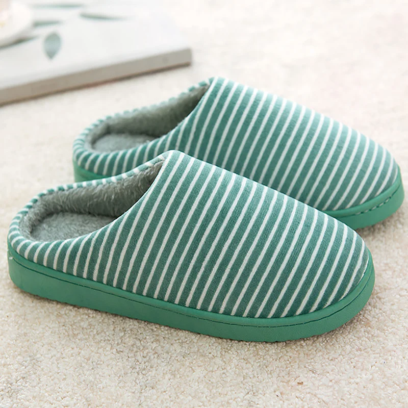 

Slippers women winter corduroy gingham short plush designer indoor shoes for women non-slip warm slippers fashion