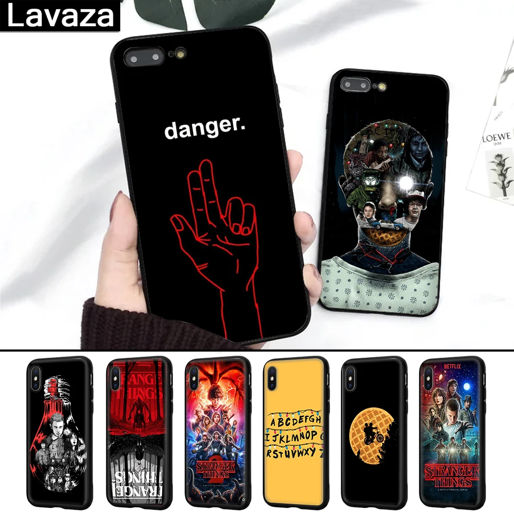

Lavaza Stranger Things Stylishness and Elegance Silicone Case for iPhone 5 5S 6 6S 7 8 Plus X XR XS Max