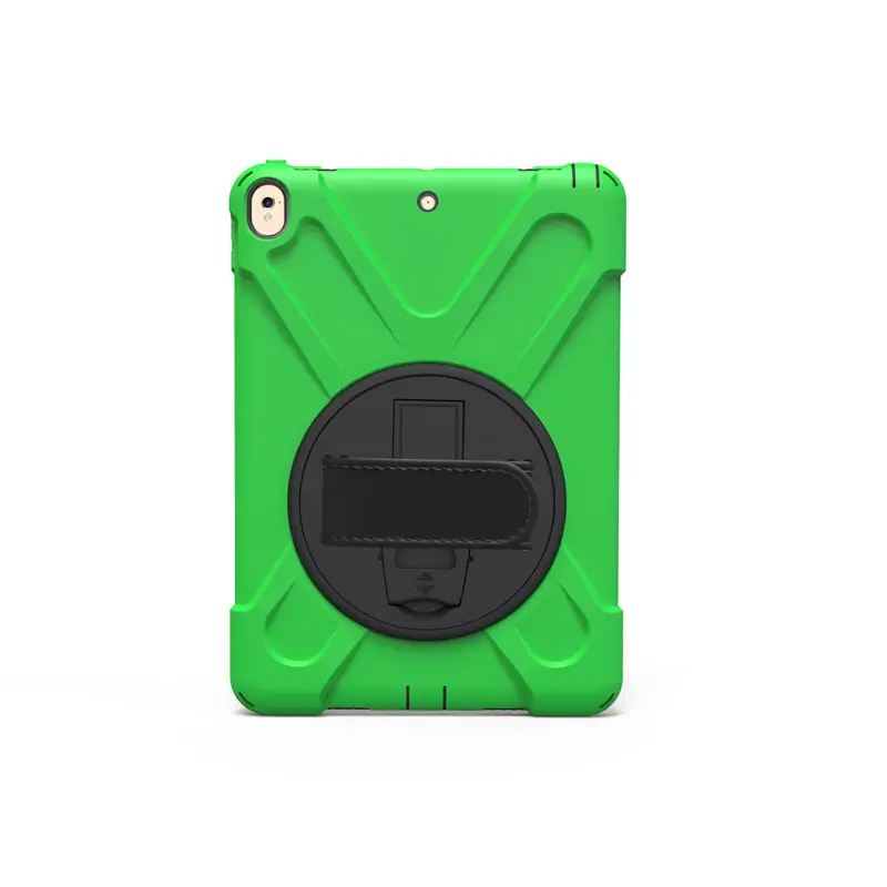 light green Для iPad Air 3 10,5 чехол для нового iPad Pro 10," чехол для планшета безопасный Ударопрочный силиконовый Жесткий Чехол-подставка для рук - Цвет: light green