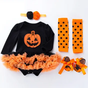 

0-24M Baby Romper Dress for Newborn Baby's First Christmas Costumes Baby Girl Halloween Romper Tutu Dress Costume Clothes Outfit