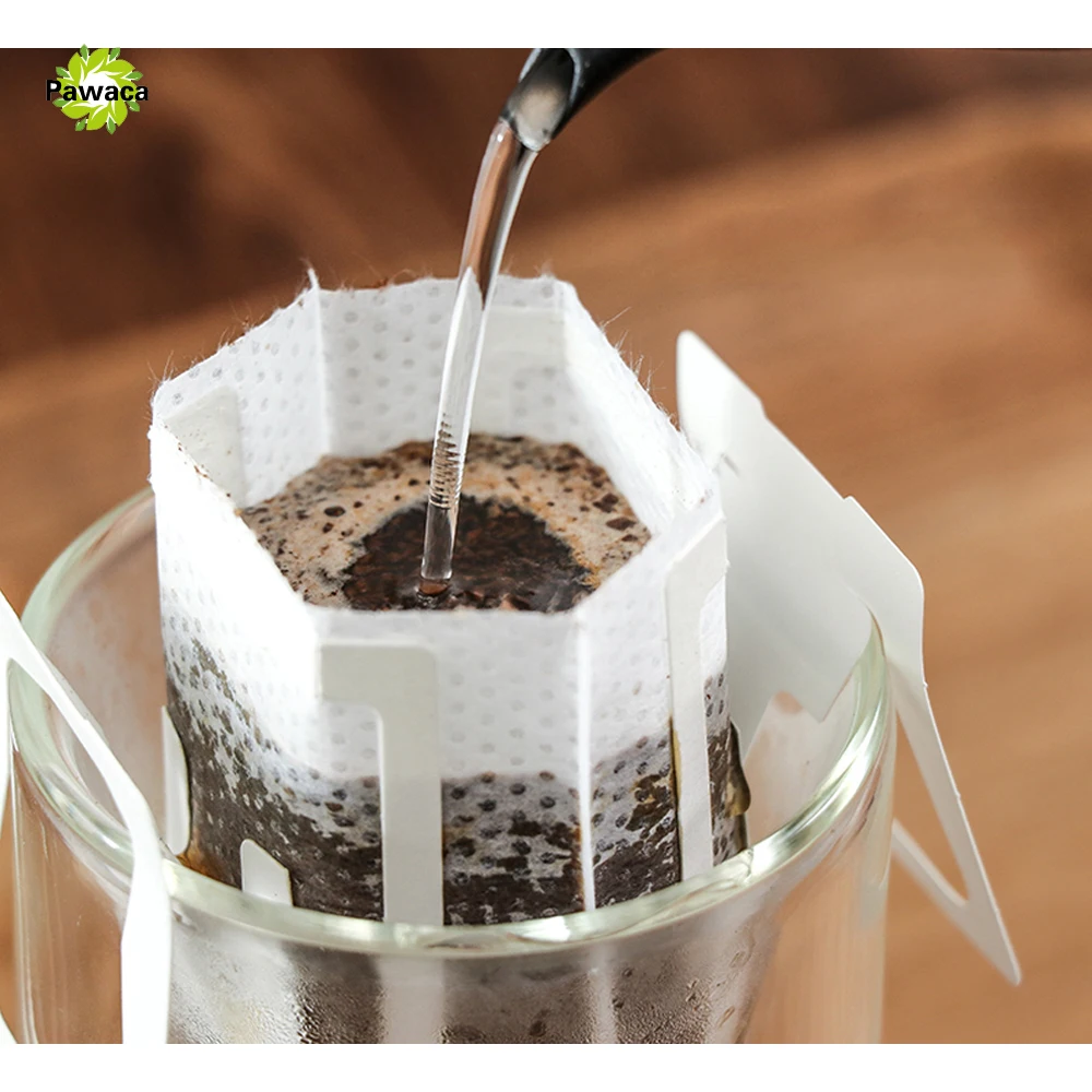 Buy 50Pcs/Pack Portable Hanging Ear Style Coffee