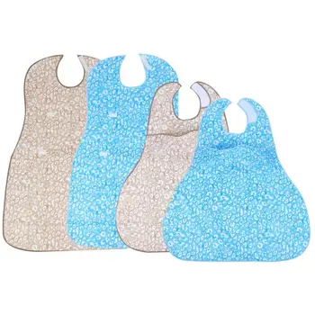 

Barber Waterproof Oil Proof Elderly Bib Adult Mealtime Saliva Towel Dining Apron Clothes Protector Hairdressing Tools