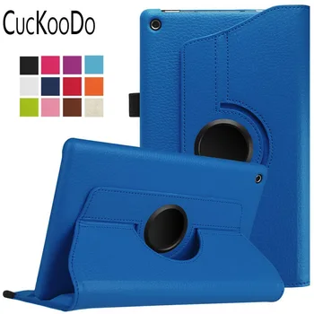 

CucKooDo 100Pcs/lot 360 Degrees Rotating Multi Angles Screen Protective Smart Case Cover for Amazon Fire HD 8 2017 Release
