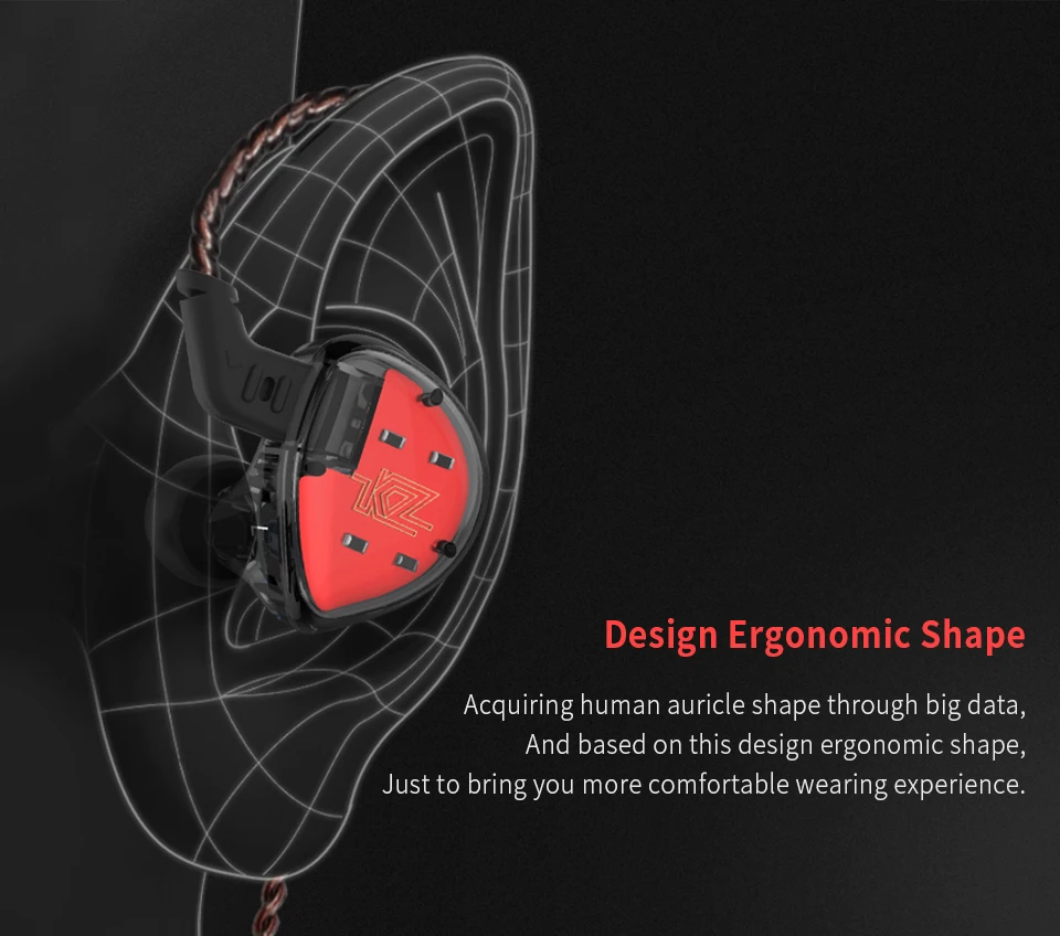 Наушники-вкладыши Yinyoo ES4 Extra Bass High Fidelity с микрофоном сбалансированный арматурный Драйвер Гибридный шум Отмена наушники проводные