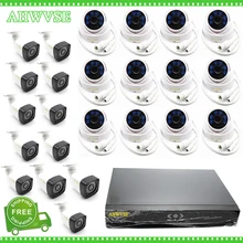 AHWVSE новая 24CH NVR 2.0MP CCTV система 24 шт. 1080P IP камера Onvif P2P для наружного внутреннего наблюдения комплект 24 канала