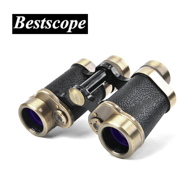 

Tactical 8x30 Bronze Binoculars Night Vision Telescope Rangefinder Big Eyepiece Outdoor Military Camping Hunting Binoculars