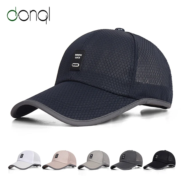 US $4.33 DONQL Outdoor Sports Cap For Fishing Hat Cycling Hiking Sun Protection Baseball Cap for Man Woman F