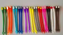 Fashion Unisex Women Men Athletic Running No Tie Shoelaces Elastic Silicone Shoe Lace All Sneakers Fit Strap Cordones 1200pcs DH