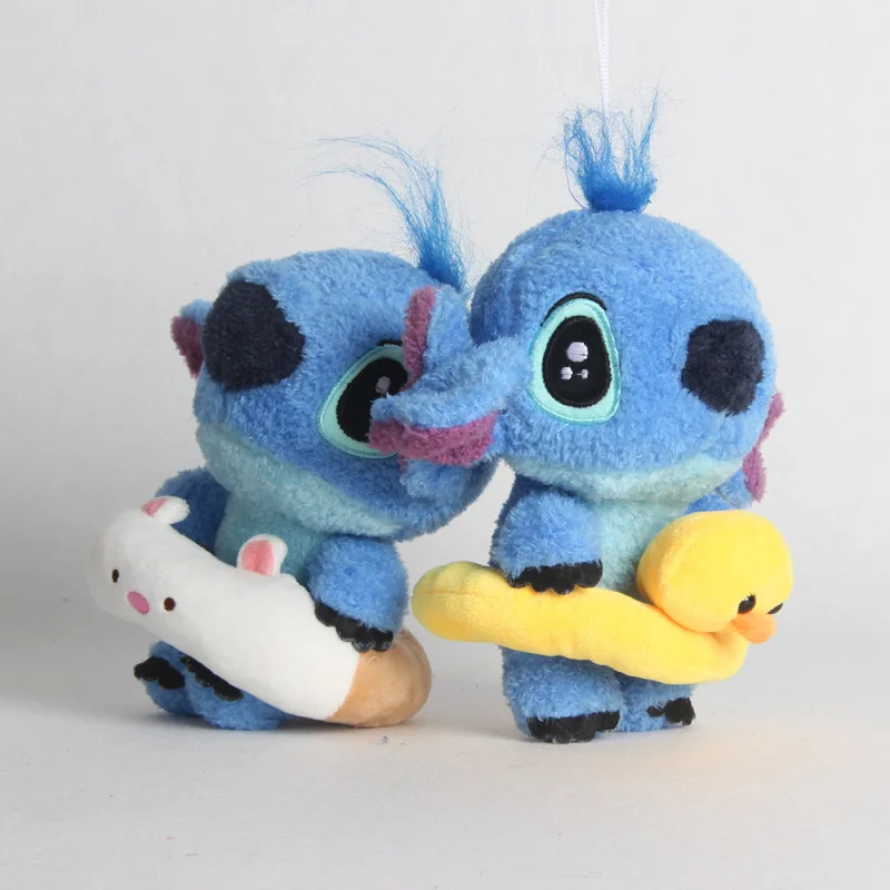 2 шт./лот 22 см Kawaii Stitch Scrump Плюшевые игрушки кукла Стич плюшевые мягкие игрушки животные для детей подарок на день рождения