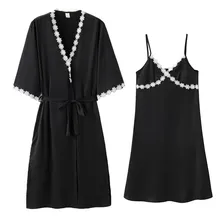 Новое поступление желтая китайская женская хлопковая Ночная рубашка Элегантная Цветочная ночная рубашка Женская Повседневная Домашняя одежда Один размер A-135