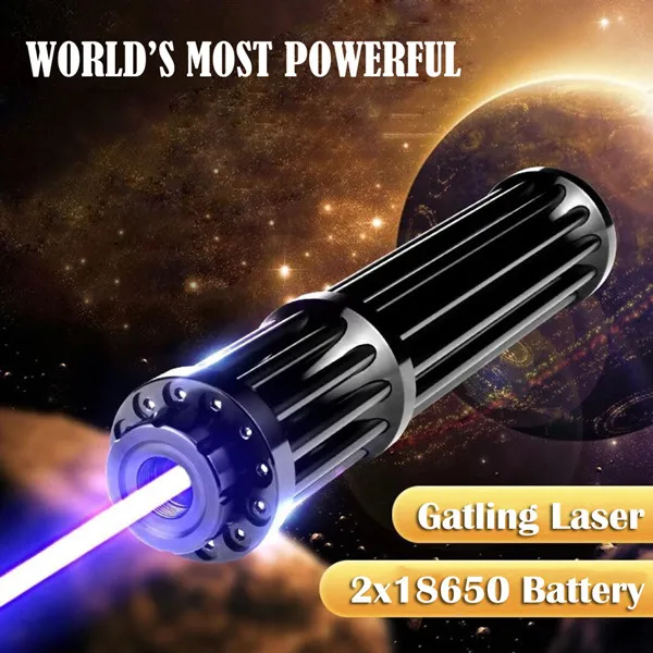 JSHFEI 450nm 5000 m الليزر الأزرق مؤشرات الليزر مصباح يدوي حرق مباراة/حرق السيجار ضوء/شمعة الطاقة القلم مع 18650 بطارية