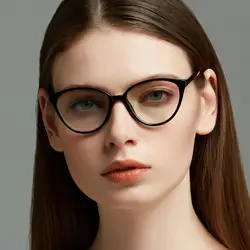 2019 кошачьи Брендовые женские очки модные очки роскошный дизайн Плоские линзы прописки очки в оправе для близоруких линз подходят