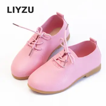 

2020 Girl's Shoes Children's Leather Shoes Pu Kids Wear Loafers Baby Princess Toddler Outdoor Casual Shoes