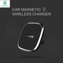 Nillkin автомобильное QI Беспроводное зарядное устройство II-A держатель Магнитный держатель для крепления на вентиляционное отверстие для samsung S6 S7 S8 Edge Note 8 для iPhone X 8 8Plus