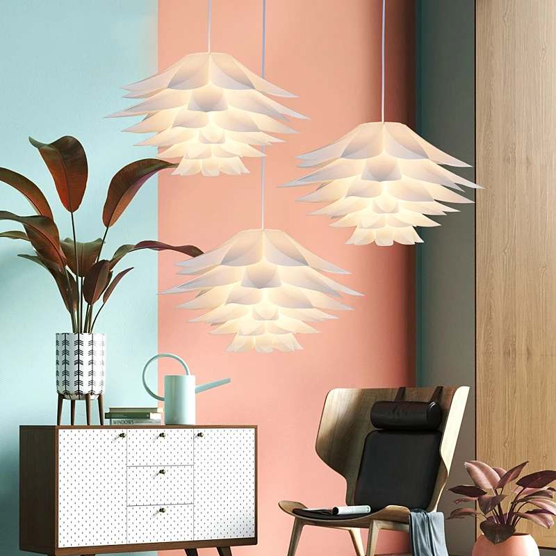 Лотос Led подвесные светильники DIY подвесной светильник современная прикроватная