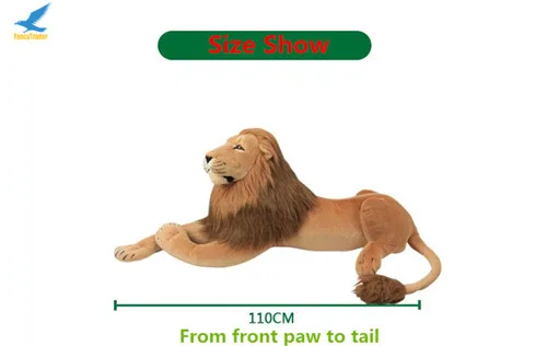 Fancytrader 43'' Giant Plush Stuffed Simulation Lifelike Lion King Simba Can be Rided by Kids Great Gift FT90284 (16)