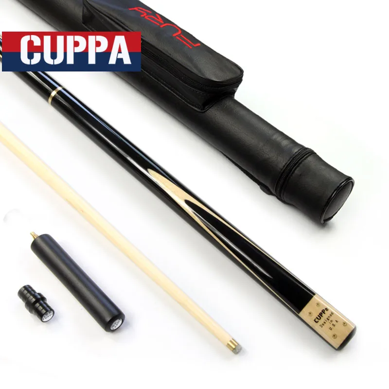 Новинка Cuppa 3/4 Snooker Stick Cue Чехол Набор 9 8 мм наконечник кленовый/Пепельный древесный
