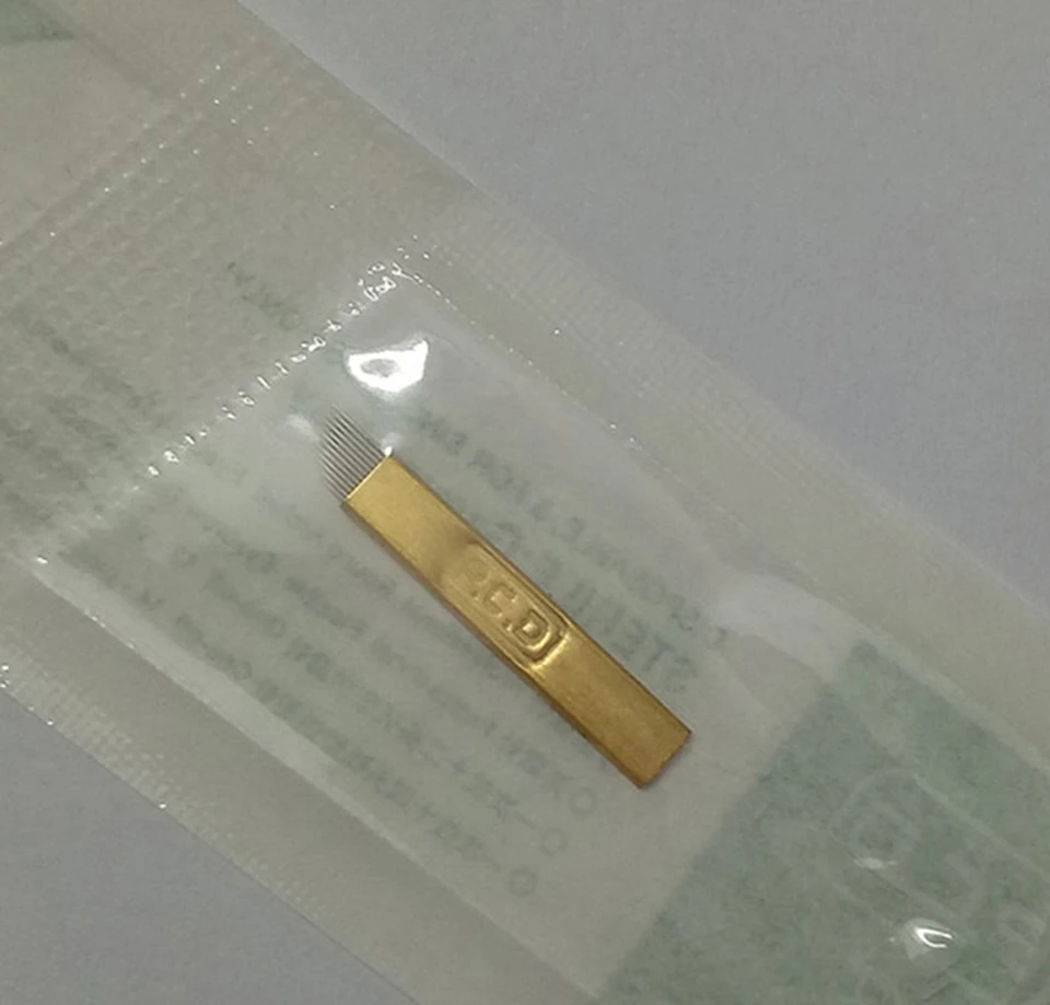 100-pcs-PCD-needle-microblading-12-pin-Lamina-Tebori-12-Hard-Microblading-permanent-makeup-eyebrow-tattoo