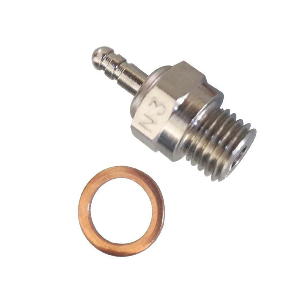 

Steel Glow Plug Accessories Buggy Universal Engine Duty Parts Nitro Fuels Truck For HSP Hobby RC Car Replacement Monster Hot