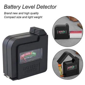 

Universal Button Volt Tester Portable Handheld Design Cell Battery Checker for 9V AA AAA C D Button Battery Tester Checker