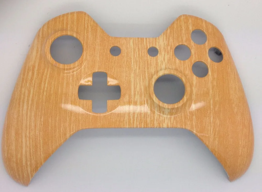 

For Xbox One Controller Wood Grain Hydro Dipped Original Shell Fits Both with 3.5mm Port and without 3.5mm Port