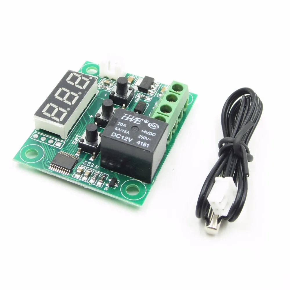 W1209 Digital thermostat Temperature Controler 12V +sensor