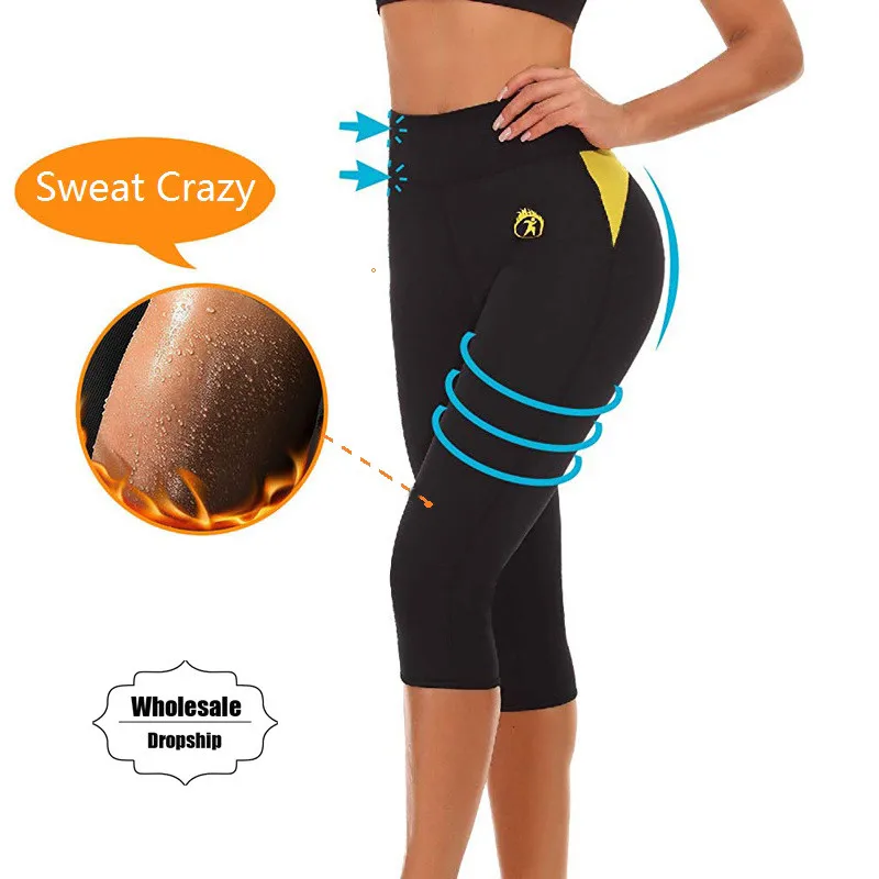 NINGMI Slim Pants Tummy Control Panties Slimming Short Neoprene Sweat Body Shaper Workout Waist Trainer Butt Lifter Tight Capris NINGMI Slim Pants Tummy Control Panties Slimming Short Neoprene Sweat Body Shaper Workout Waist Trainer Butt Lifter Tight Capris