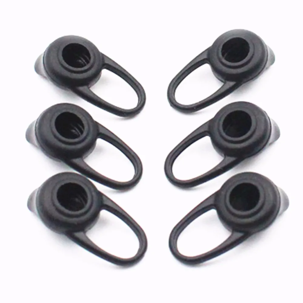 

3 Pairs Black Silicone Replacement Earbuds Eartips Ear Buds Tips Gel Eargel Earhook for Meizu EP51 Wireless Bluetooth Earphone